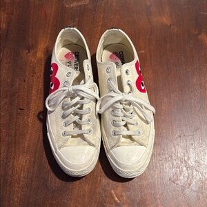 Comme des Garçons PLAY White Sneakers